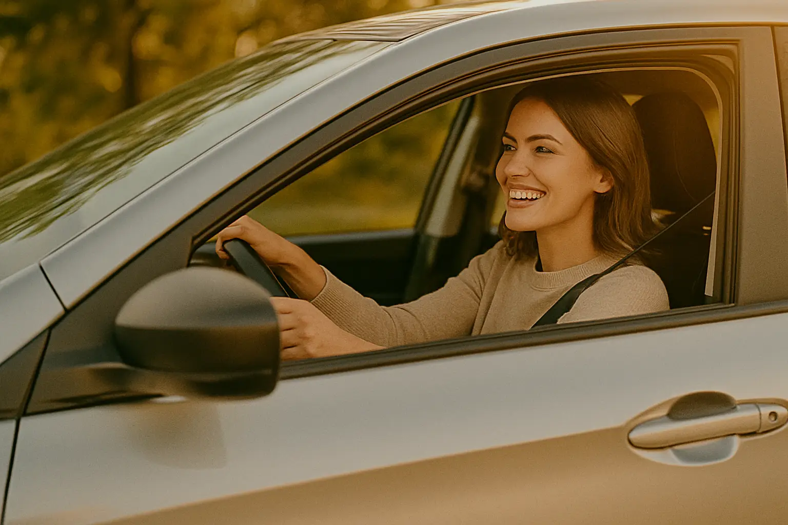 Illustration d'une personne choisissant une voiture