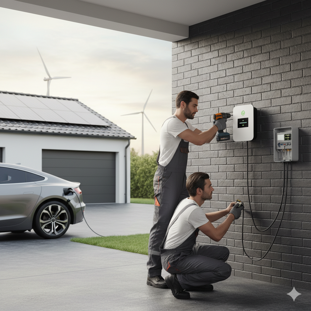 Wallbox installation at home